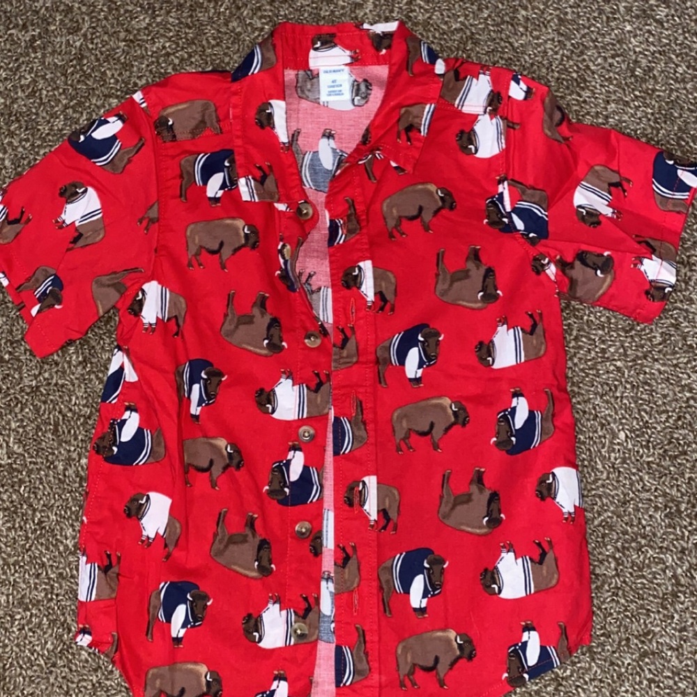 4T boys button down shirts